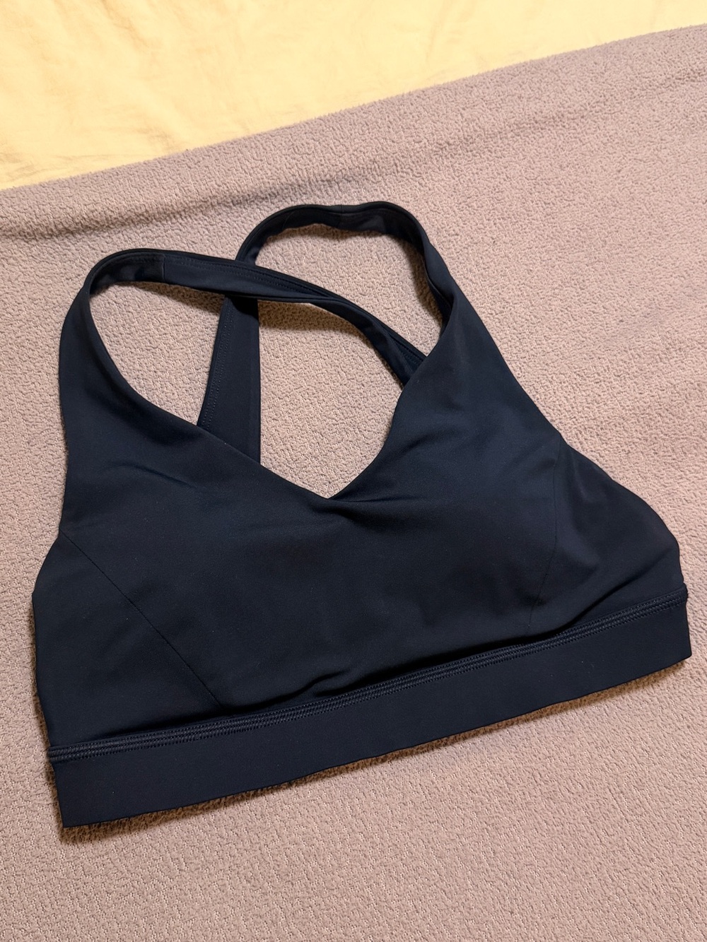 Lululemon Envital Bra True Navy Size 8 Medium Support B/C Cup